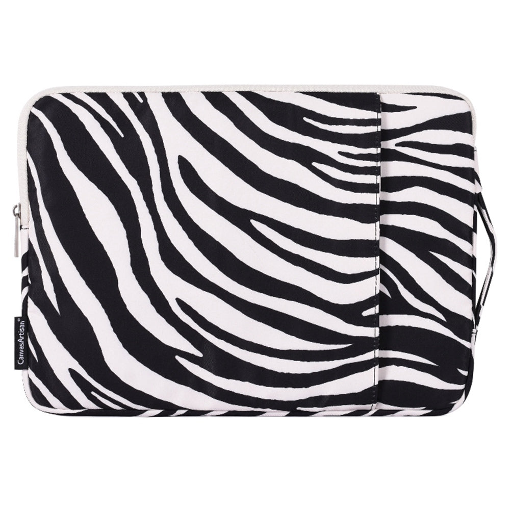 14inch Laptop Hand Bag for MacBook Pro Zebra Pattern Notebook Computer Pouch Soft Lining Sleeve Case