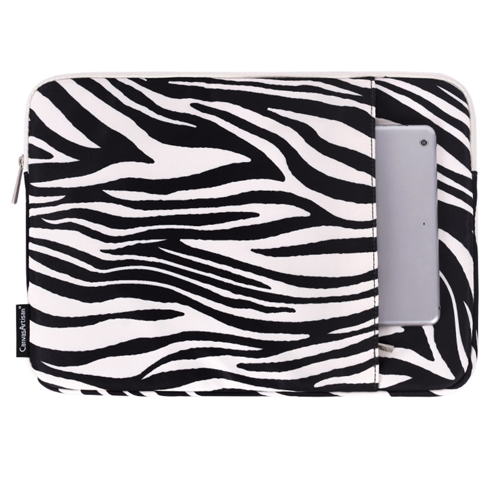 13inch Anti-dust Laptop Sleeve for MacBook Air Waterproof Zebra Pattern Convenient Carrying Notebook Computer Protection Bag
