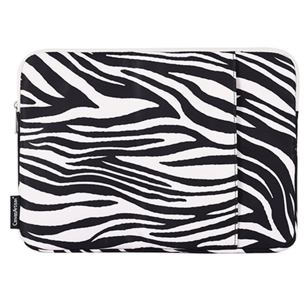 13inch Anti-dust Laptop Sleeve for MacBook Air Waterproof Zebra Pattern Convenient Carrying Notebook Computer Protection Bag