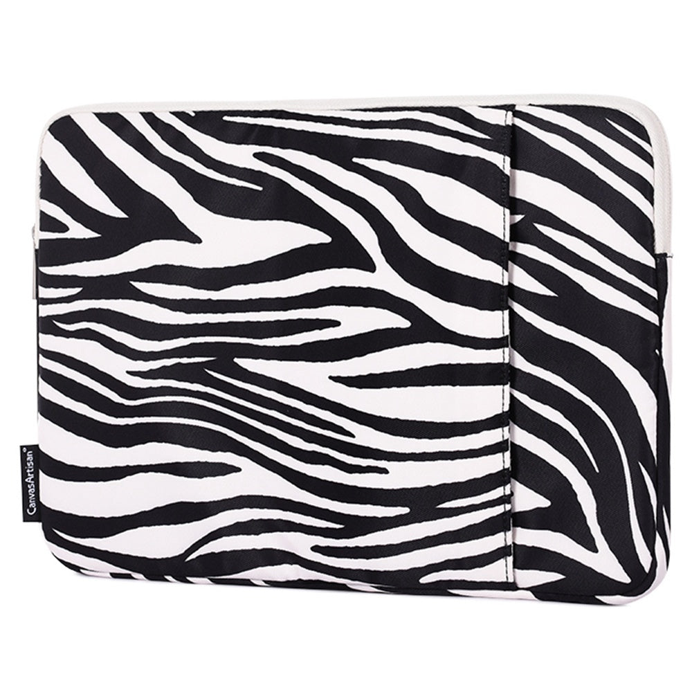 13inch Anti-dust Laptop Sleeve for MacBook Air Waterproof Zebra Pattern Convenient Carrying Notebook Computer Protection Bag