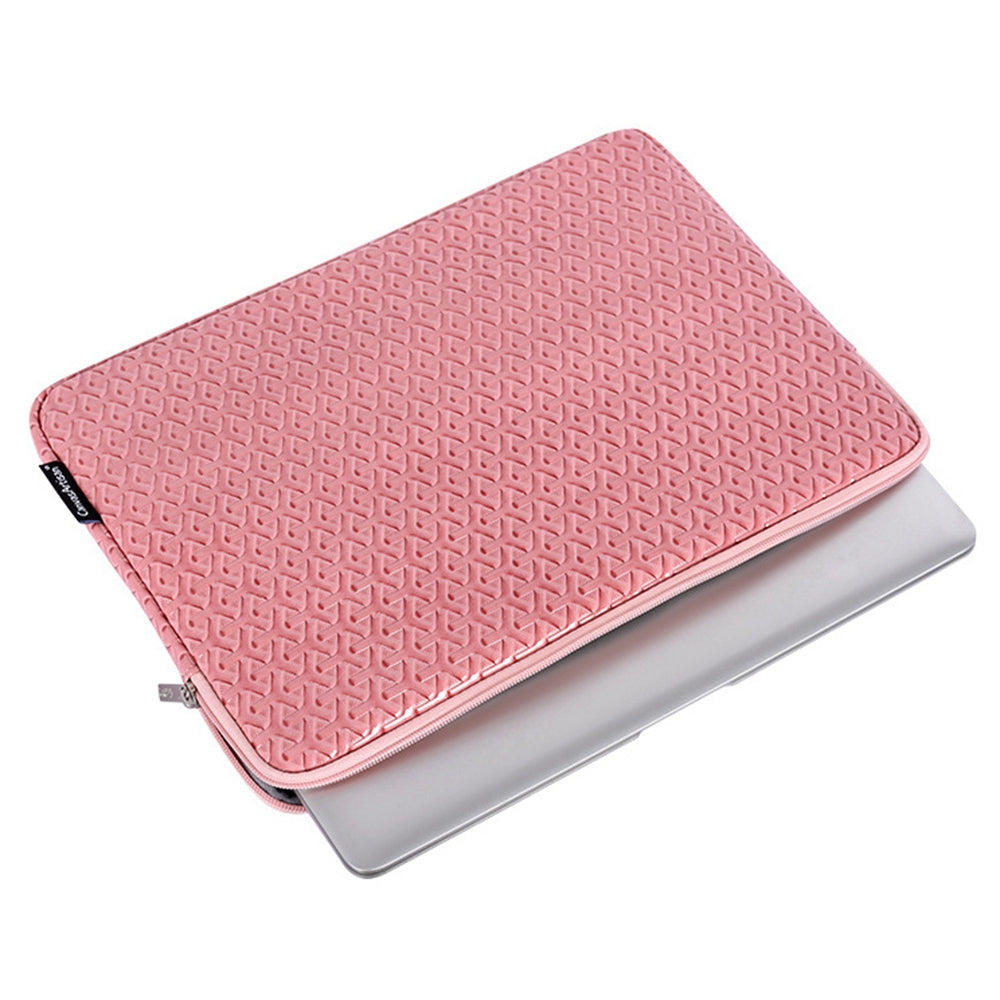 L30-03 11-inch Laptop Sleeve Bag Imprinted PU Leather Notebook Computer Carrying Case