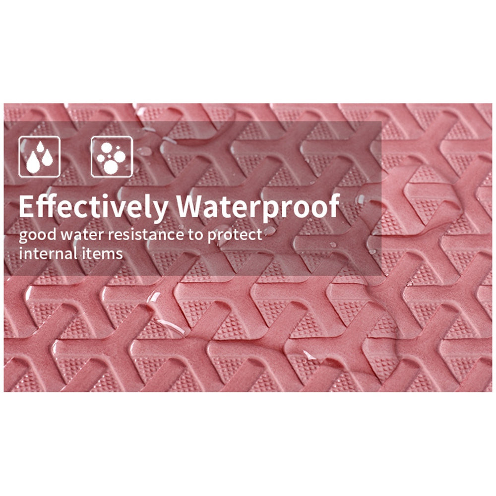 L30-03 15-inch Laptop Sleeve Imprinted Pattern PU Leather Notebook PC Carrying Bag