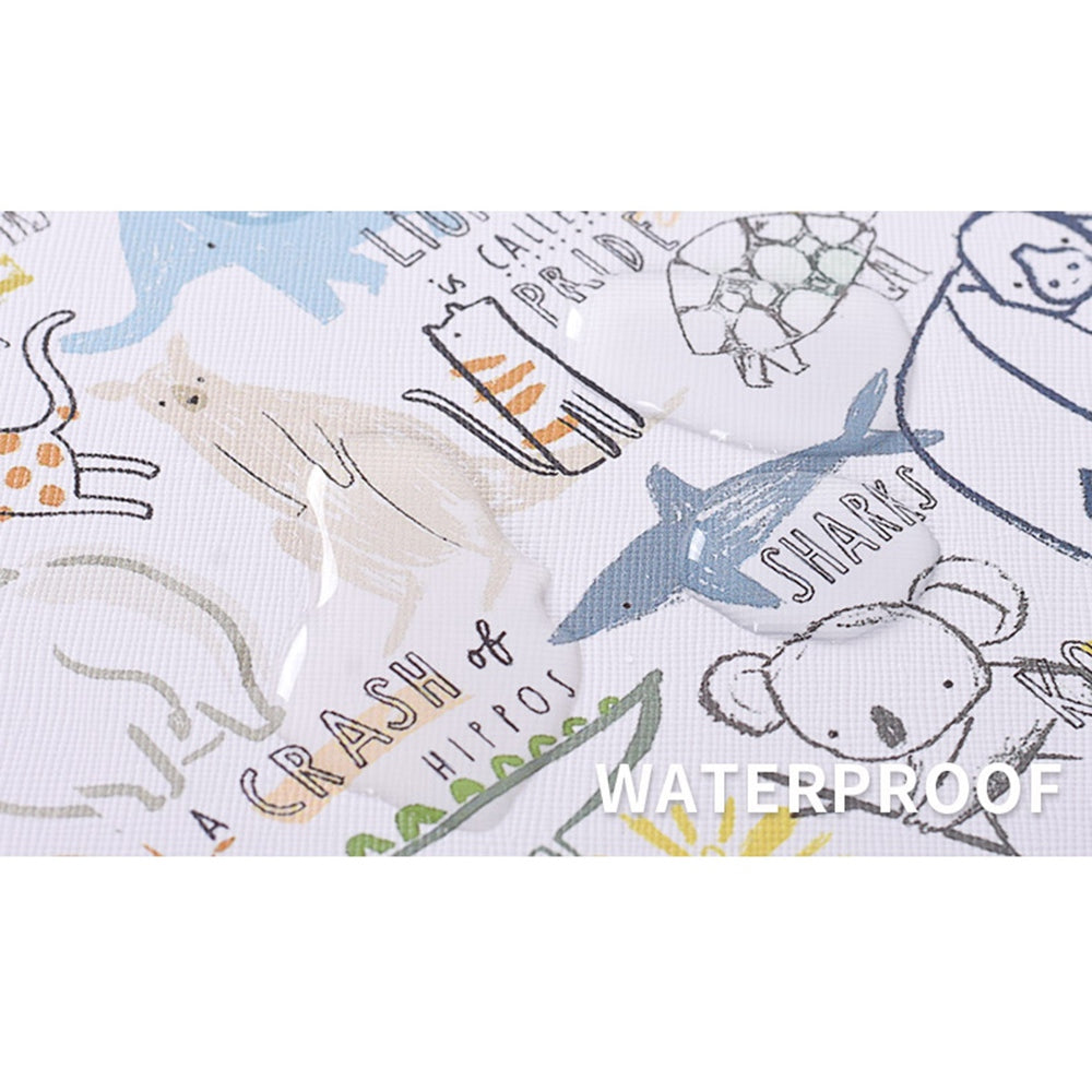 G50-11 11-inch Laptop Tablet PU Leather Protective Sleeve Cartoon Animal Printed Carrying Case with Small Bag