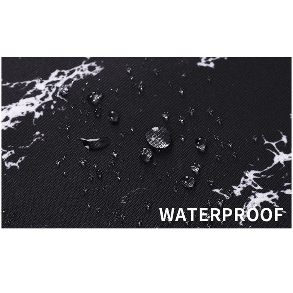 Marble Pattern Waterproof Sleeve Bag for 11 inch Laptops Anti-Scratch Carry Case Notebook Portable Slim Case with Small Bag - Black