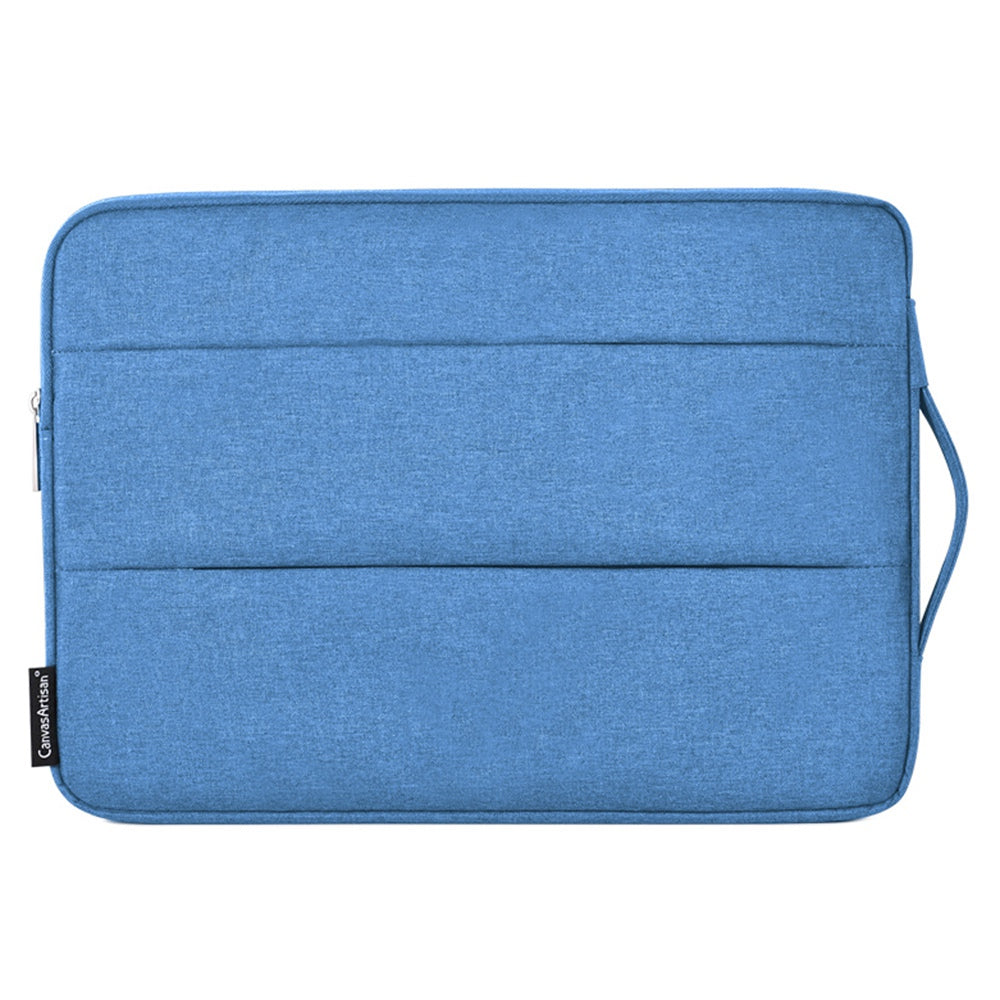 Canvasartisan L25-88 Shockproof Carry Case for 11 inch Laptops Anti-Scratch Slim Case Notebook Sleeve Bag with Dual Pouch/Handle Strap - Blue