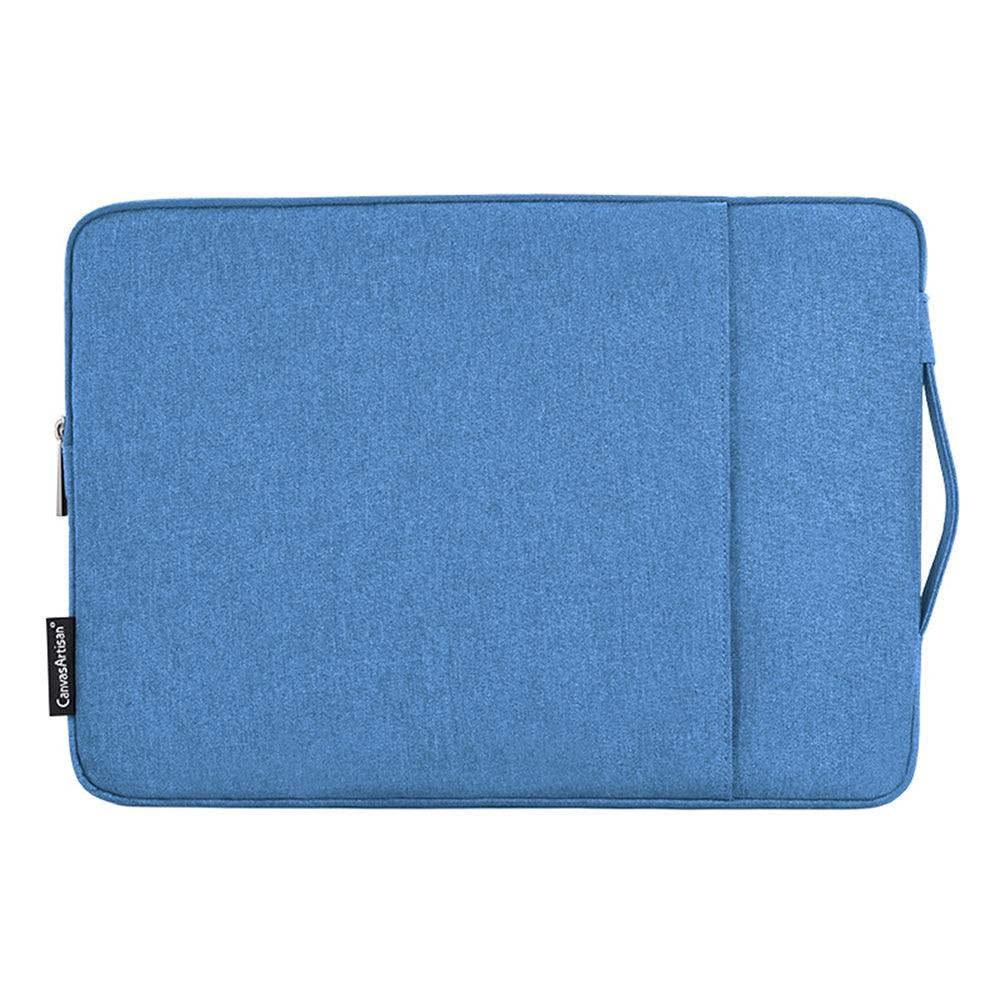 Canvasartisan L25-89 Business Style Portable Carry Case for 14 inch Laptops Anti-Scratch Notebook Sleeve Bag with Handle Strap - Blue
