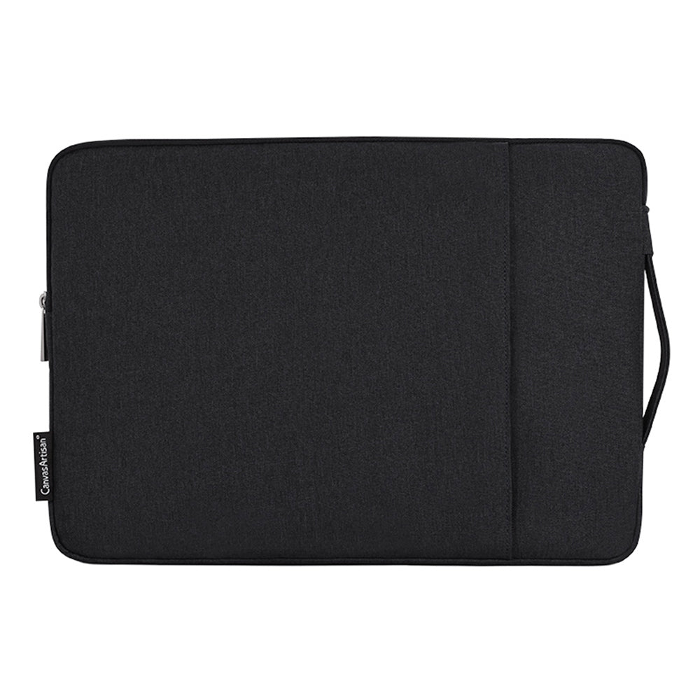 Canvasartisan L25-89 Business Style Portable Carry Case for 14 inch Laptops Anti-Scratch Notebook Sleeve Bag with Handle Strap - Black