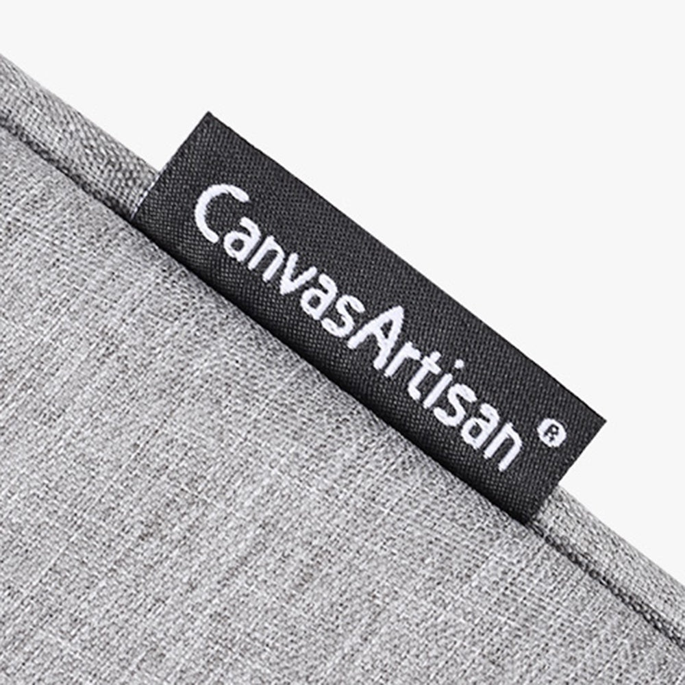 Canvasartisan L25-53 Anti-Scratch Sleeve Bag for 15 inch Laptops Carry Case Shockproof Notebook Zippered Storage Bag - Light Grey