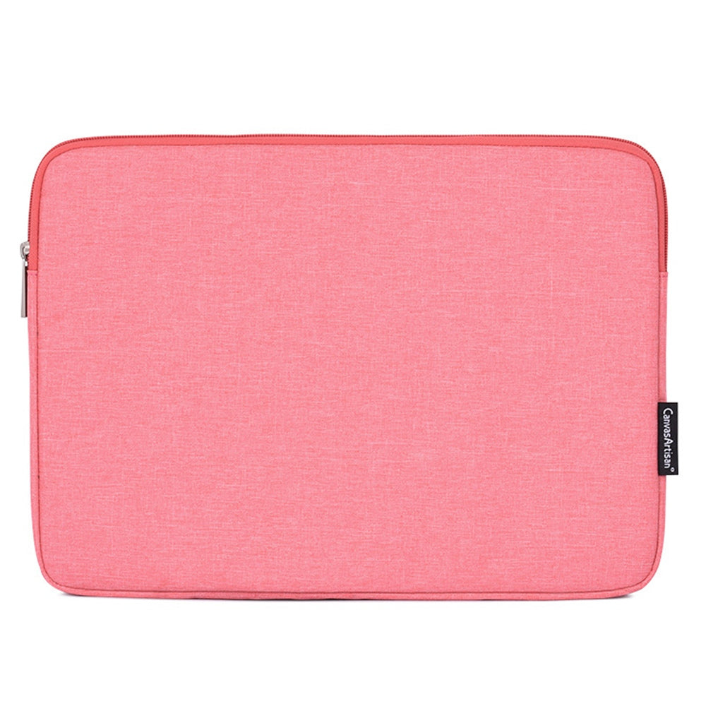 Canvasartisan L25-53 Anti-Scratch Sleeve Bag for 15 inch Laptops Carry Case Shockproof Notebook Zippered Storage Bag - Pink
