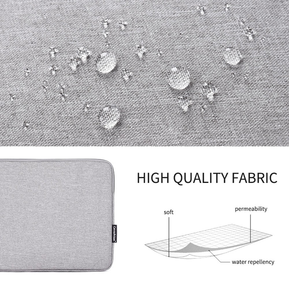 Canvasartisan L25-53 Anti-Scratch Sleeve Bag for 15 inch Laptops Carry Case Shockproof Notebook Zippered Storage Bag - Blue