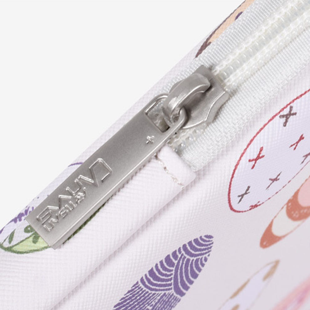 G52-01 Waterproof PU Leather + Soft Lining Patterned Laptop Protective Sleeve Bag for 11-inch Notebook