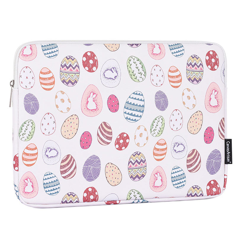 G52-01 Waterproof PU Leather + Soft Lining Patterned Laptop Protective Sleeve Bag for 11-inch Notebook