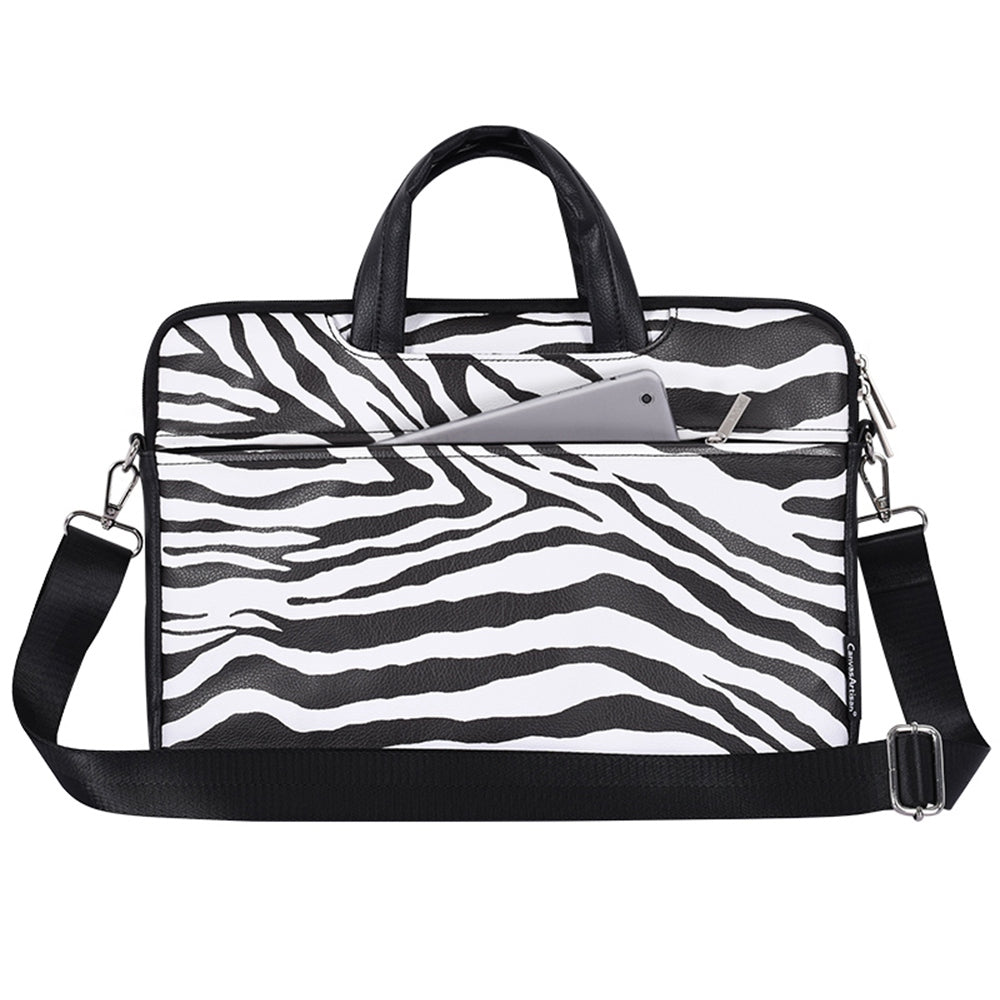 13inch Laptop Handbag for MacBook PU Leather Zebra Pattern Durable Notebook Computer Pouch Sleeve