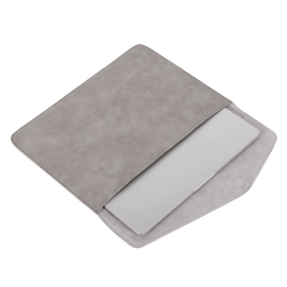 Canvasartisan EL11-03 Laptop Bag 13 Inch Business Envelope Computer Bag Flip Type Notebook Sleeve Case - Grey