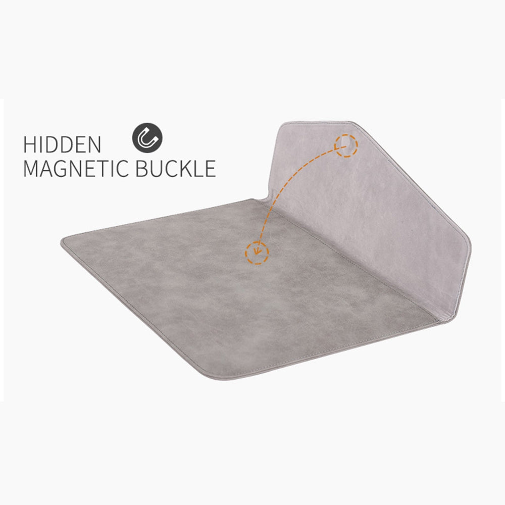 Canvasartisan EL11-03 14 Inch Shockproof Business Laptop Bag Envelope Computer Bag Laptop Sleeve Soft PU Leather Skin Cover - Pink