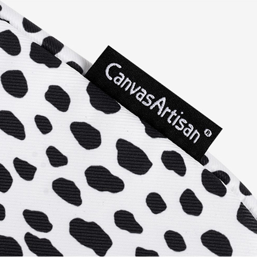 for 13-inch Notebook Polyester Surface Cow Grain Patterned Laptop Protective Sleeve Bag with Small Bag Storage Bag Set Laptop Accessory