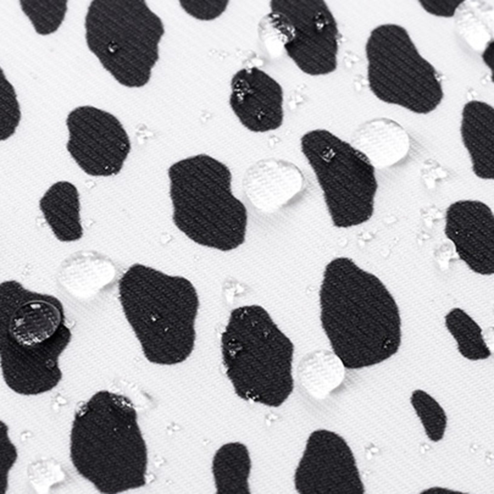 H36-T0121 for 15-inch Notebook Cow Grain Patterned Laptop Zippered Protective Bag Polyester Case with Small Bag Set