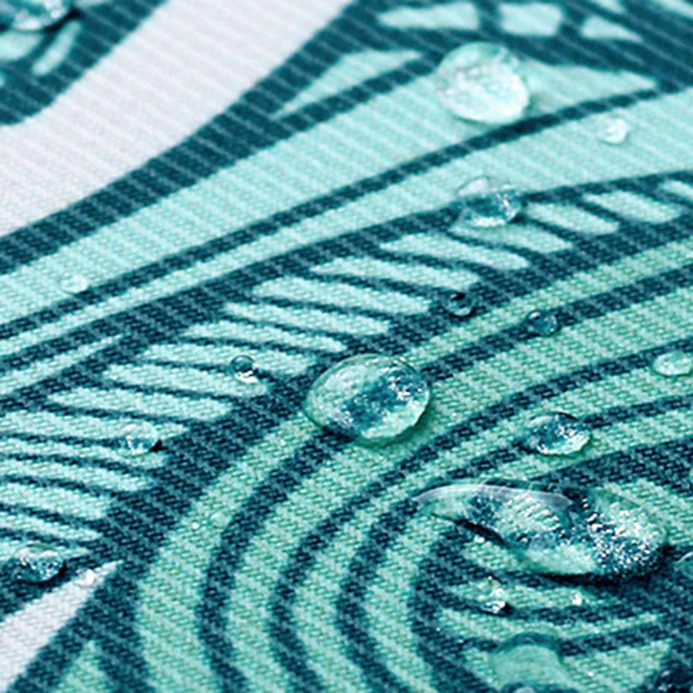 H3-04 Green Wave Pattern Portable Laptop Sleeve Zipper Protective Bag for 11-inch Notebook