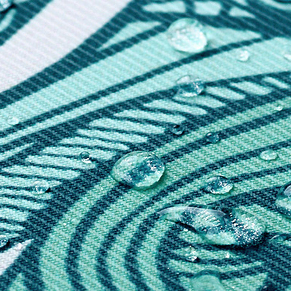 H3-04 for 15-inch Notebook Computer Green Wave Pattern Laptop Sleeve Cover Protective Case