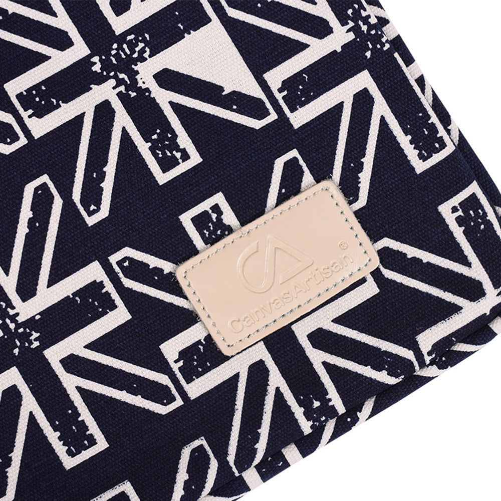 T51 Canvas Shockproof Sleeve Bag for 14-inch Laptops Portable Carry Case Digital Printing Pattern Slim Bag