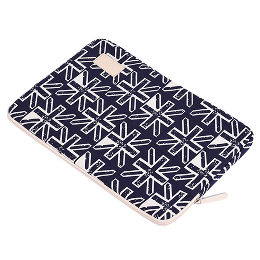 T51 Portable Carry Case for 15-inch Laptops Shockproof Storage Bag Digital Printing Pattern Canvas Sleeve Bag
