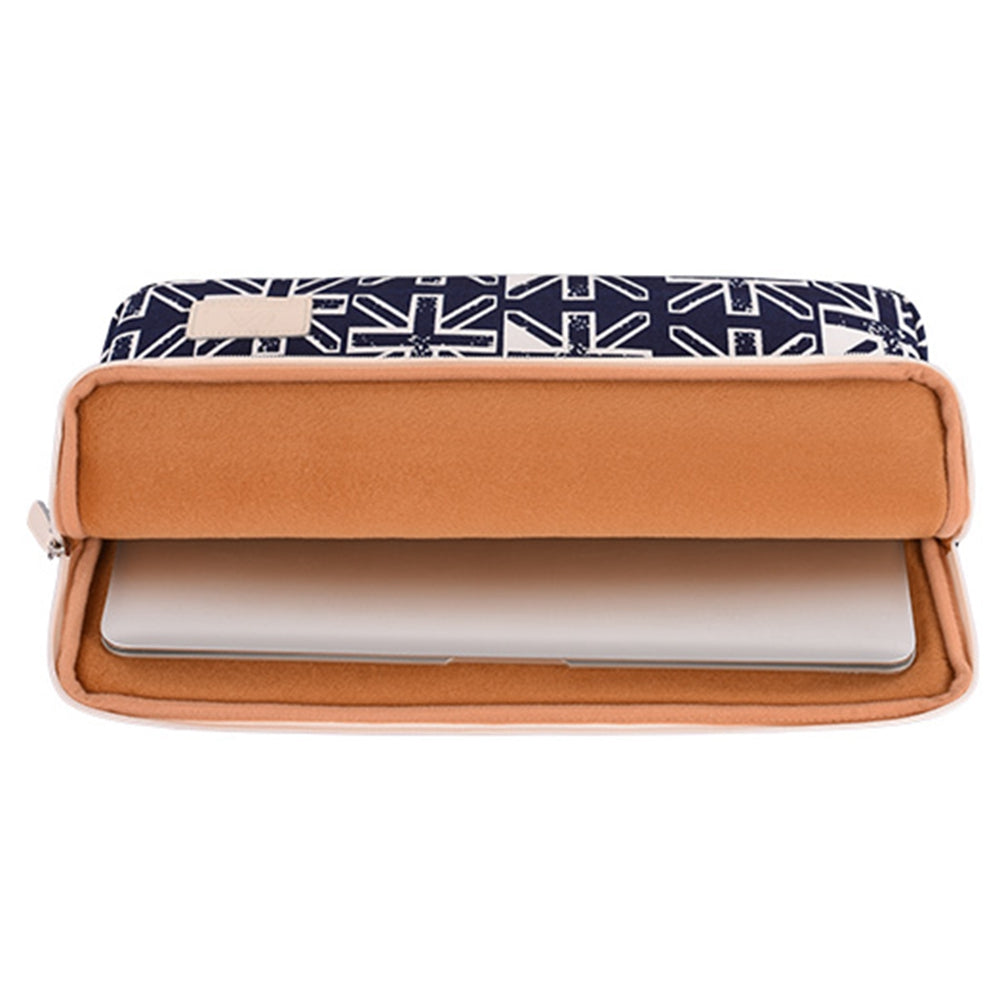 T51 Portable Carry Case for 15-inch Laptops Shockproof Storage Bag Digital Printing Pattern Canvas Sleeve Bag