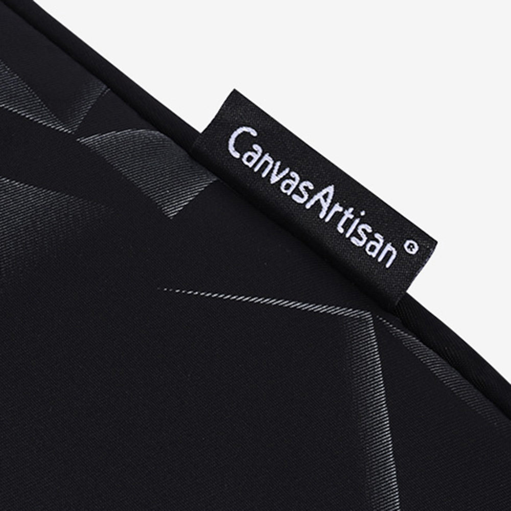 H6-11 Portable Sleeve Bag with Outer Pouch for 15-inch Laptops Triangle Geometric Pattern Printed Carry Case Notebooks Bag