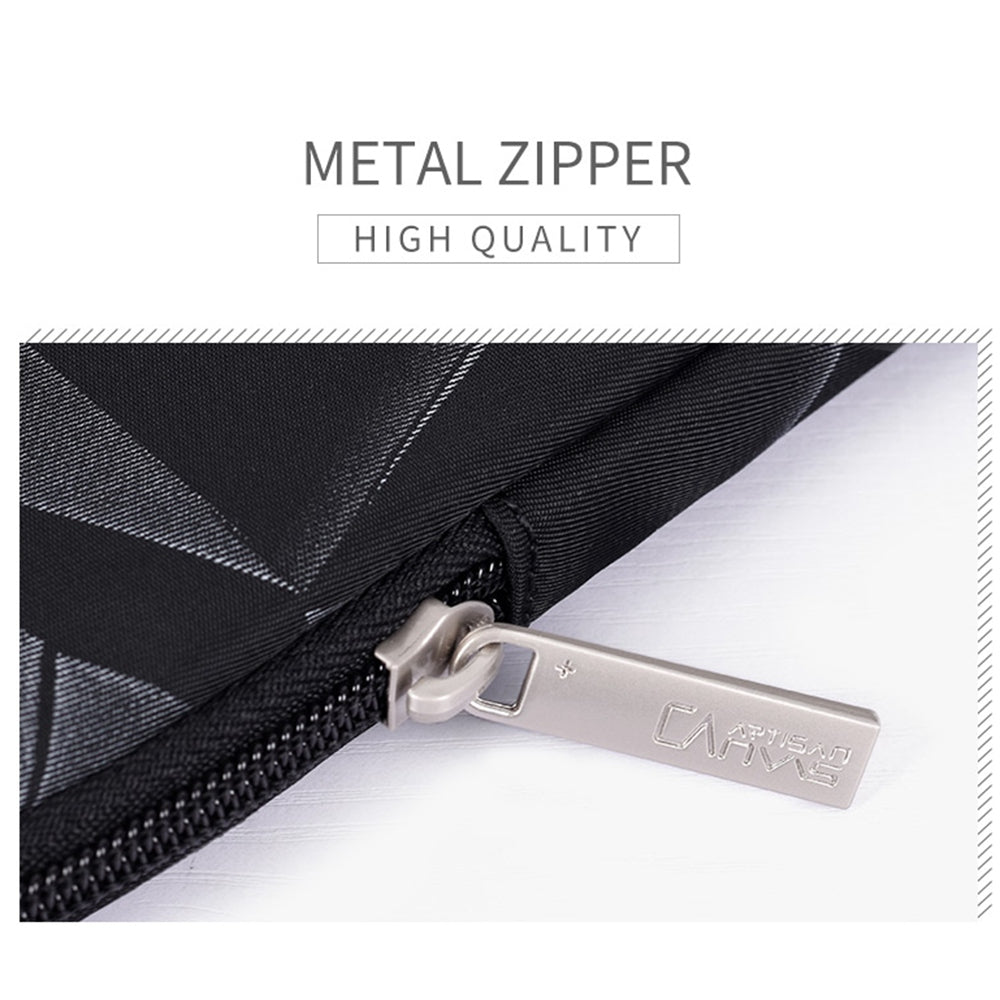 H6-01 Triangle Geometric Printed Shockproof Sleeve Bag for 14-inch Laptops Portable Carry Case Anti-drop Notebooks Bag