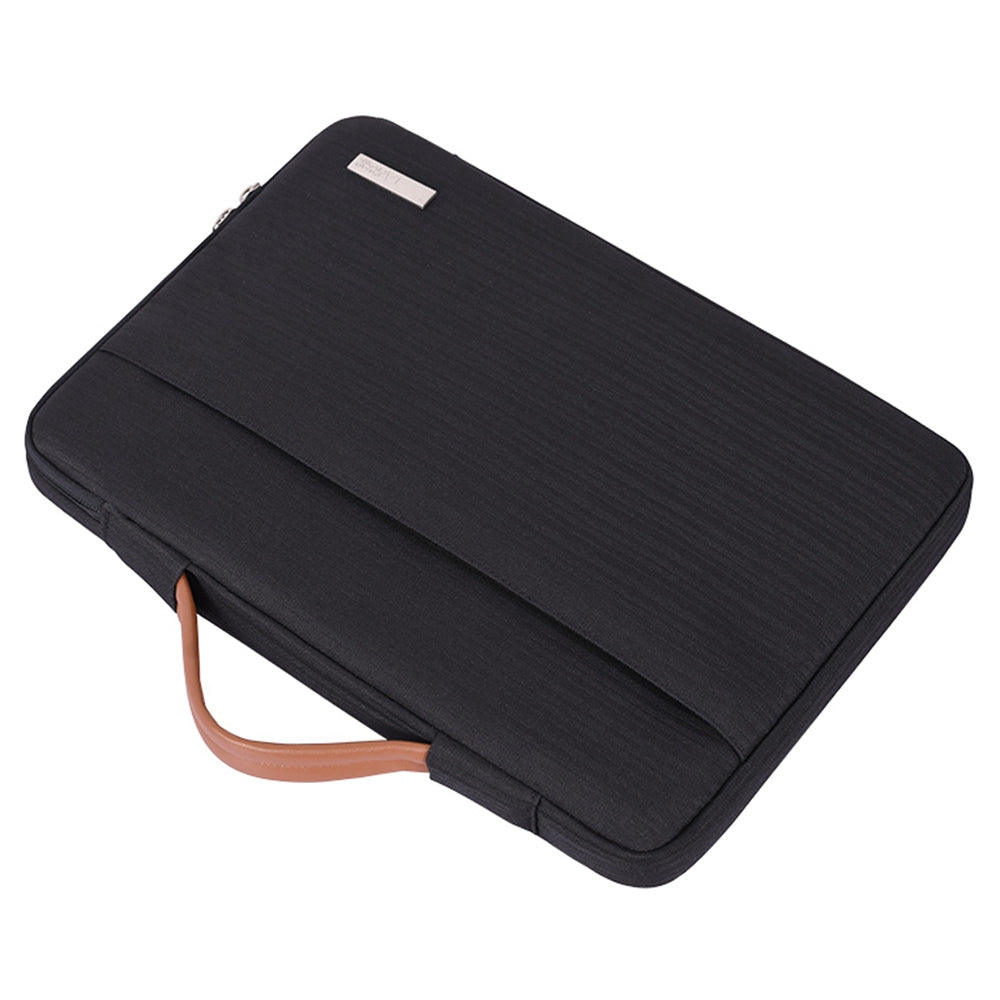 Canvasartian K28-05 13-inch Waterproof Laptop Protective Bag Notebook Handbag with Front Pocket - Blue