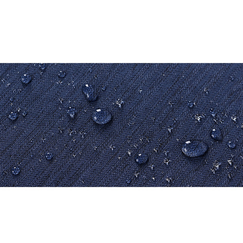 Canvasartian K28-19 13-inch Laptop Sleeve Shockproof Notebook Zipper Case with Vertical Pocket - Blue