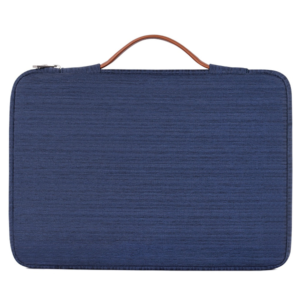 Canvasartian K28-20 Notebook Sleeve for 13-inch Laptop Zipper Case with Horizontal and Vertical Pockets - Blue