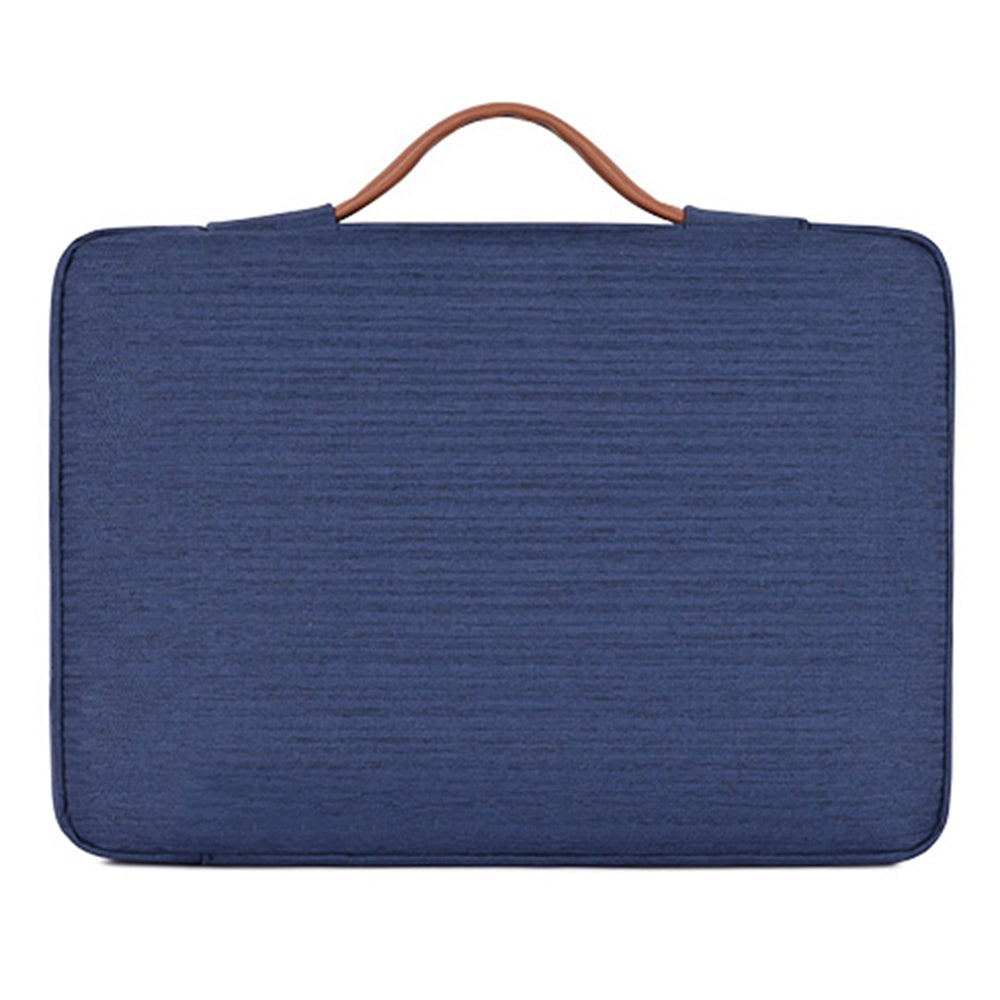 Canvasartisan K28-21 13-inch Laptop Protective Bag Shockproof Notebook Handbag with Horizontal Zipper Pocket - Blue