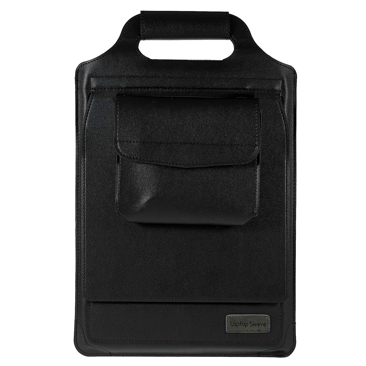 13-14 inch Laptop Sleeve Case Computer Shock Resistant Bag Carrying Case with Adjustable Stand - Black
