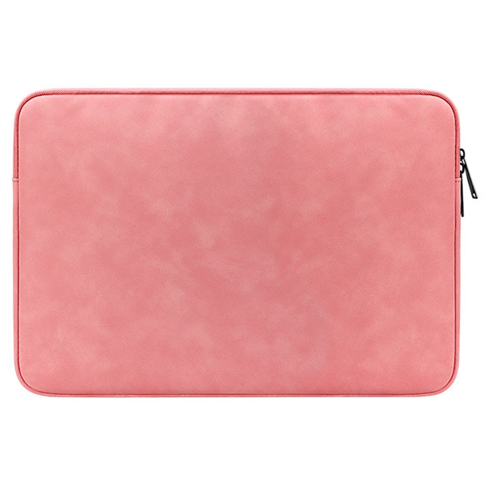 ND12 14.1-15.4 Inch Laptop Sleeve for MacBook Pro Soft Fluff Lining Anti-scratch Notebook Protective Bag - Pink