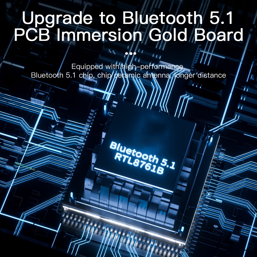 Essager USB Bluetooth 5.1 Adapter USB Bluetooth 5.1 Dongle - Balck