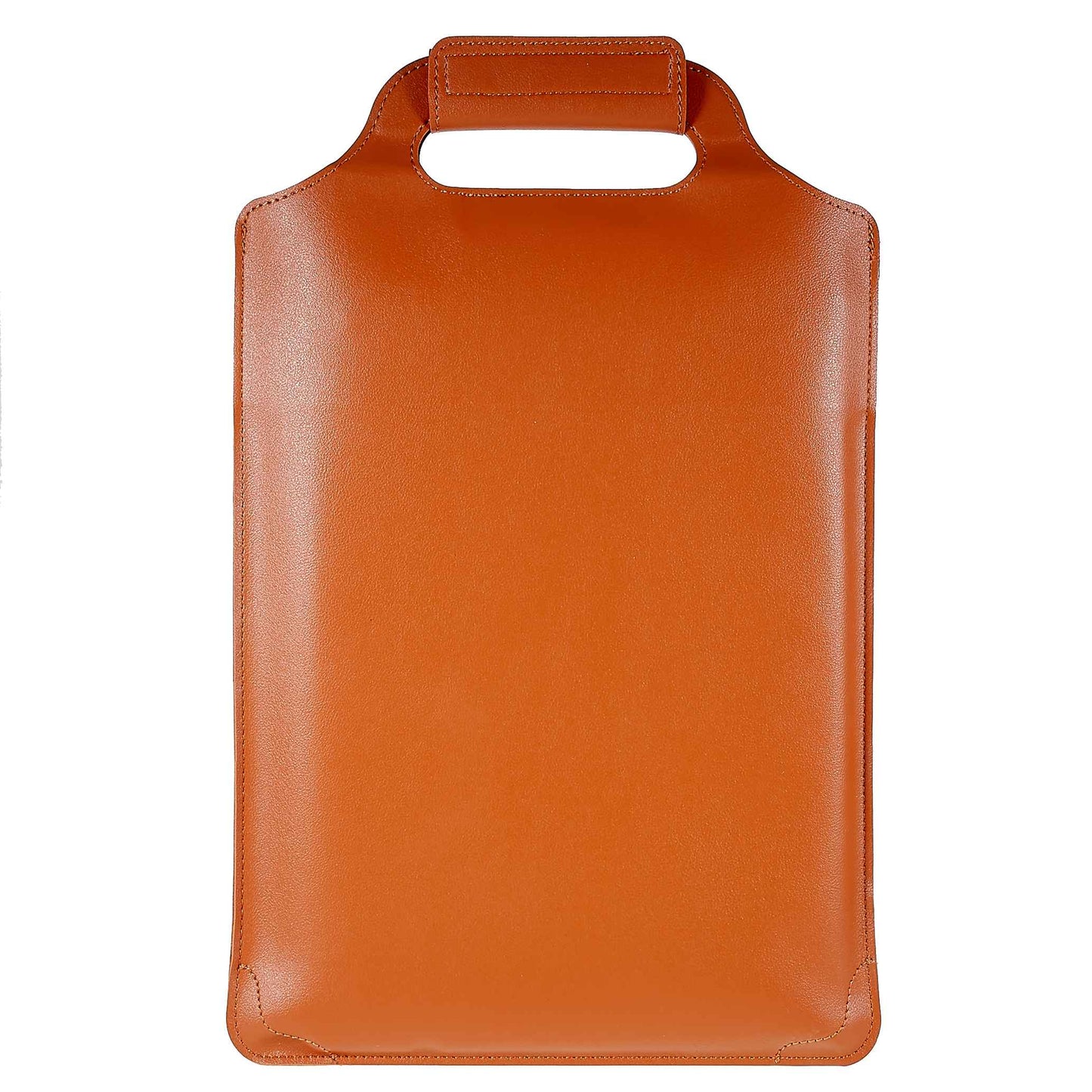 11-12inch PU Leather Laptop Sleeve Case Handheld Carrying Bag with Adjustable Stand - Brown