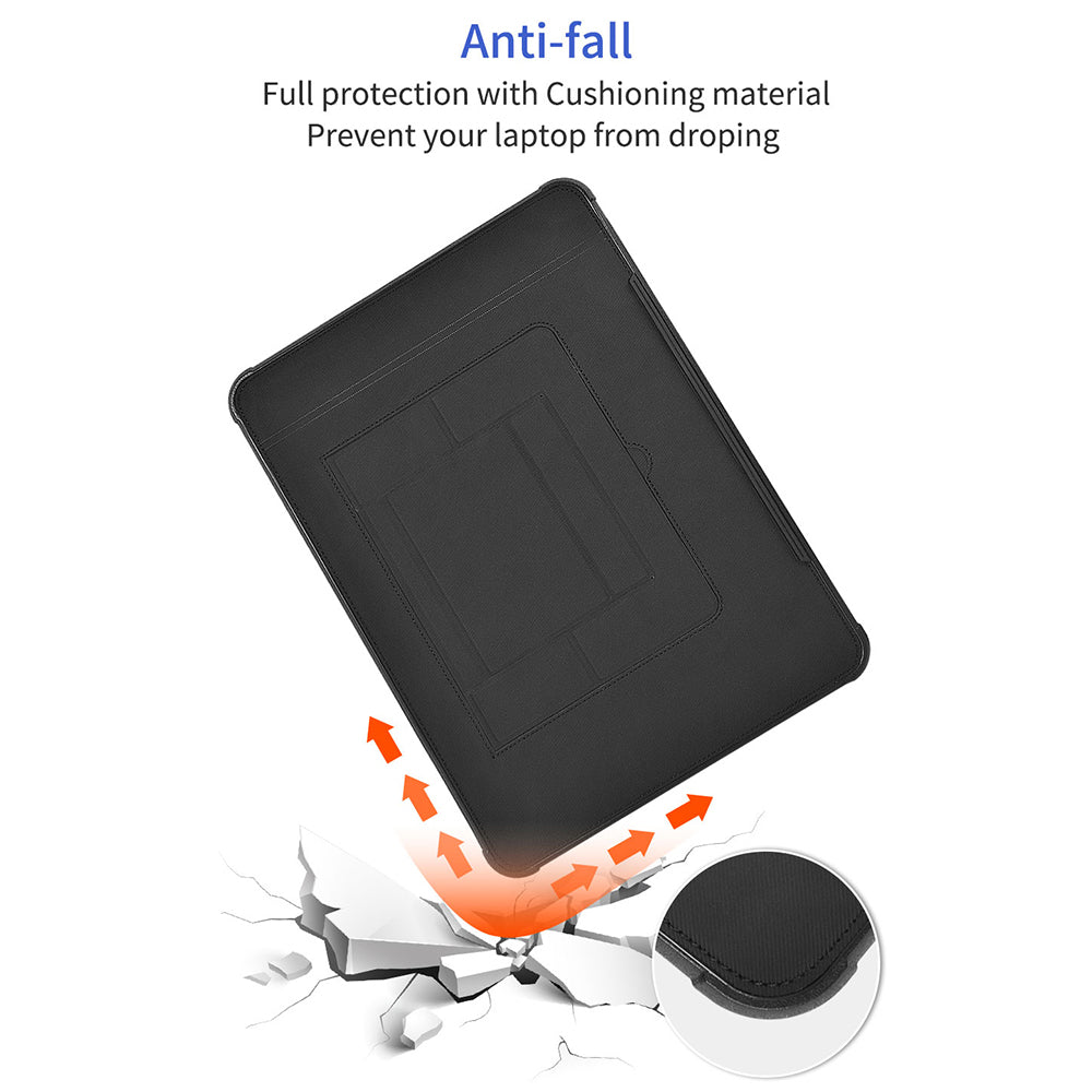 Wiwu Defender Stand Case for MacBook Pro 14 inch (2021) Waterproof Sleeve Bag Drop-proof Laptop Carrying Case Desktop Bracket