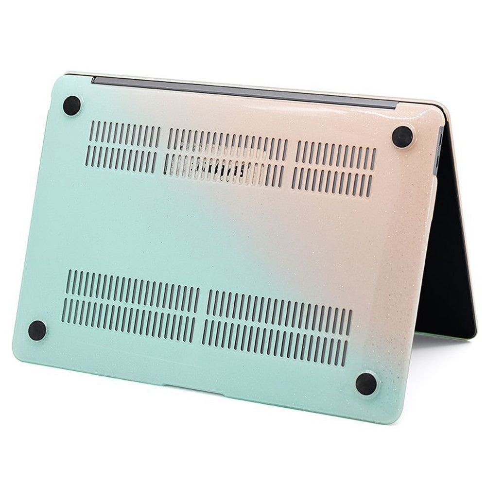PC Case for MacBook Pro 13 inch (2020) A2289 / A2251 / M1 (2020) A2338 / (2016-2017) A1708 / A1706 / (2018-2019) A1989 / (2019) A2159 Gradient Color PC Front and Back Protective Shell