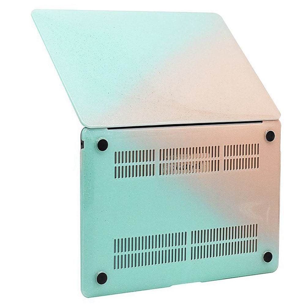 PC Case for MacBook Pro 13 inch (2020) A2289 / A2251 / M1 (2020) A2338 / (2016-2017) A1708 / A1706 / (2018-2019) A1989 / (2019) A2159 Gradient Color PC Front and Back Protective Shell