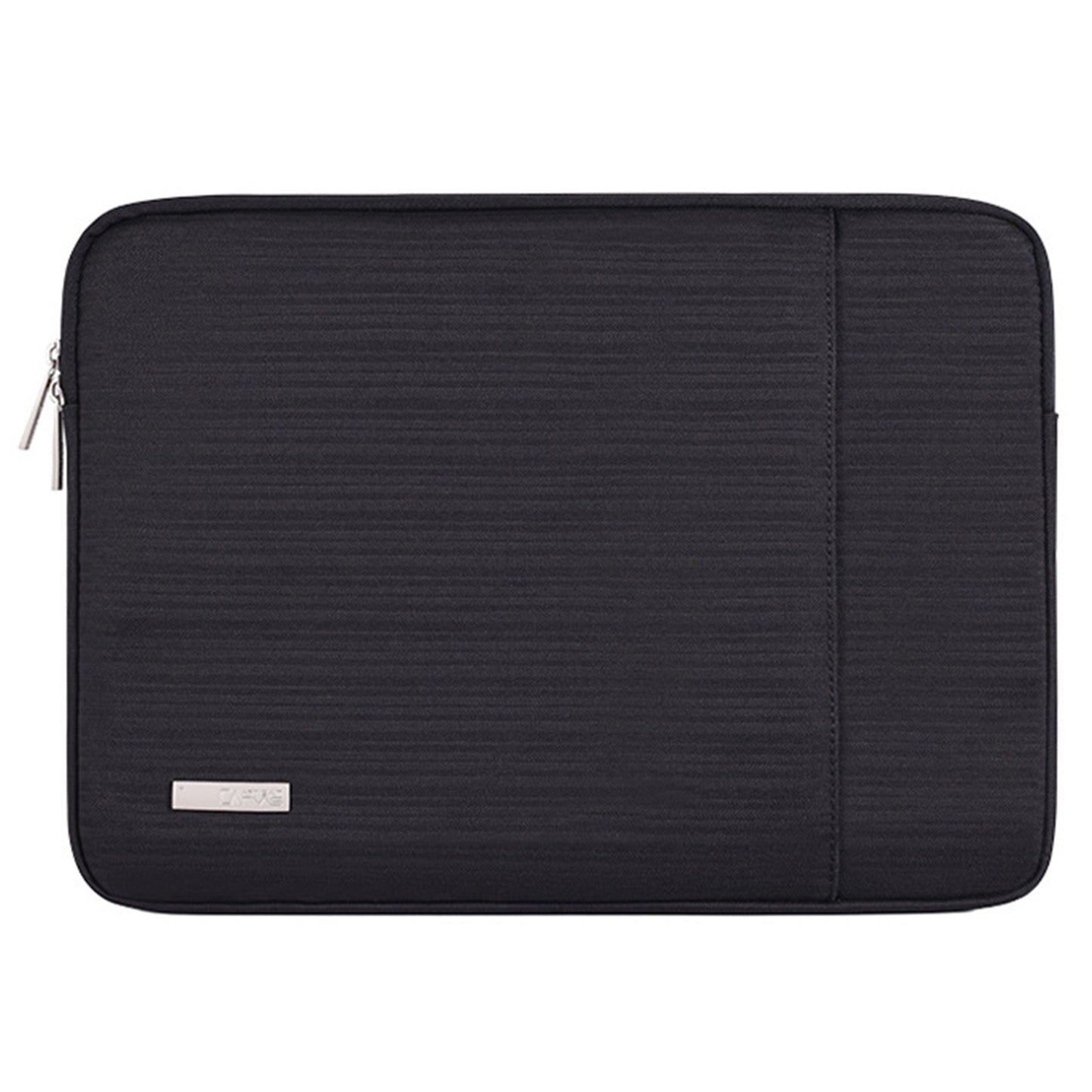 Canvasartisan L28-19 15-inch Laptop Carrying Bag Shockproof Protective Sleeve Business Style Notebook PC Pouch (Horizontal Type) - Black