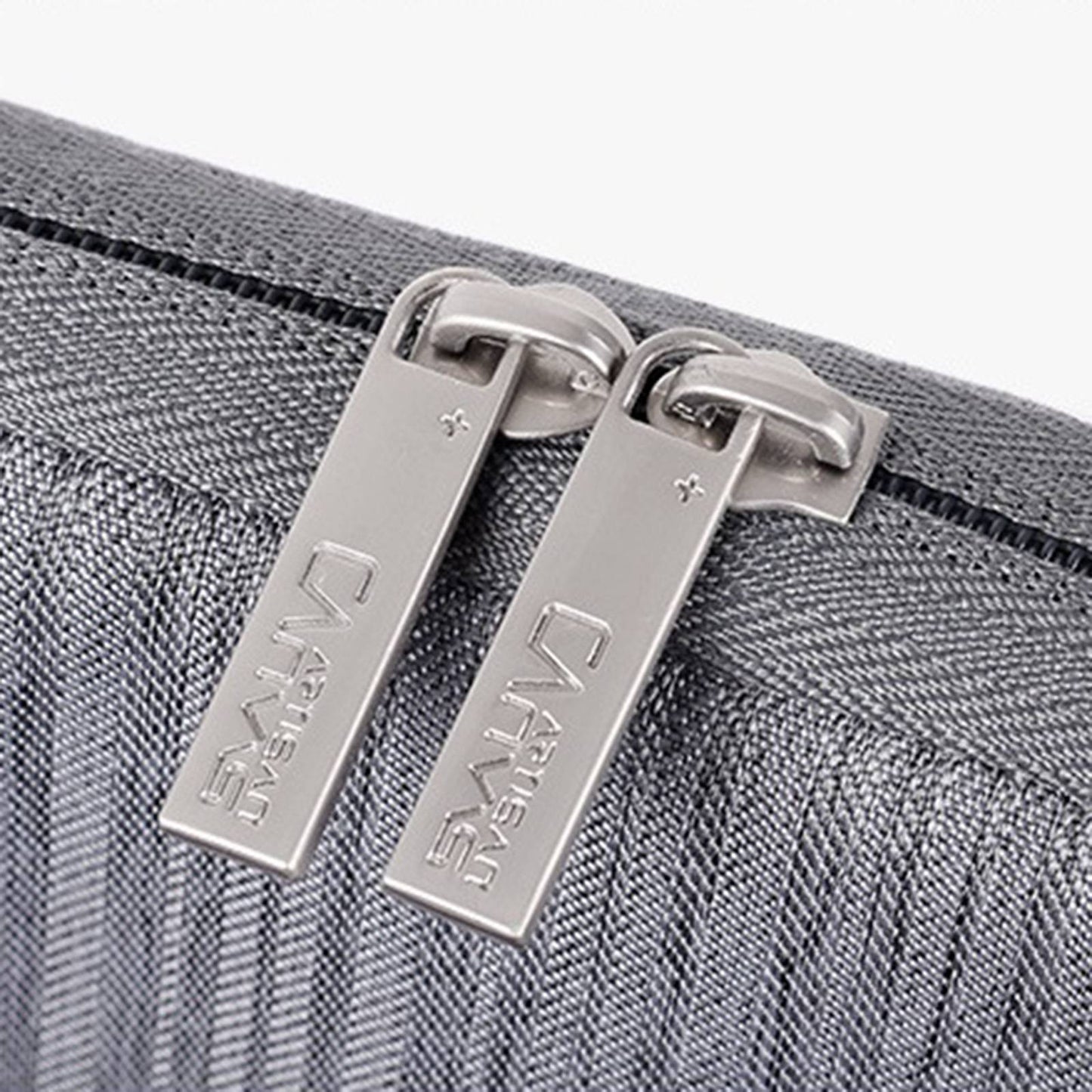 Canvasartisan L28-19 12-inch Laptop Protective Sleeve Business Style Notebook Carrying Bag (Horizontal Type) - Grey