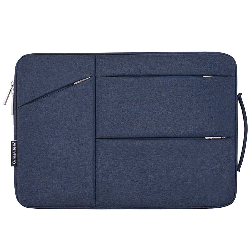 Canvasartisan L25-58 15-inch Laptop Protective Sleeve Notebook PC Handbag Carrying Bag - Navy Blue