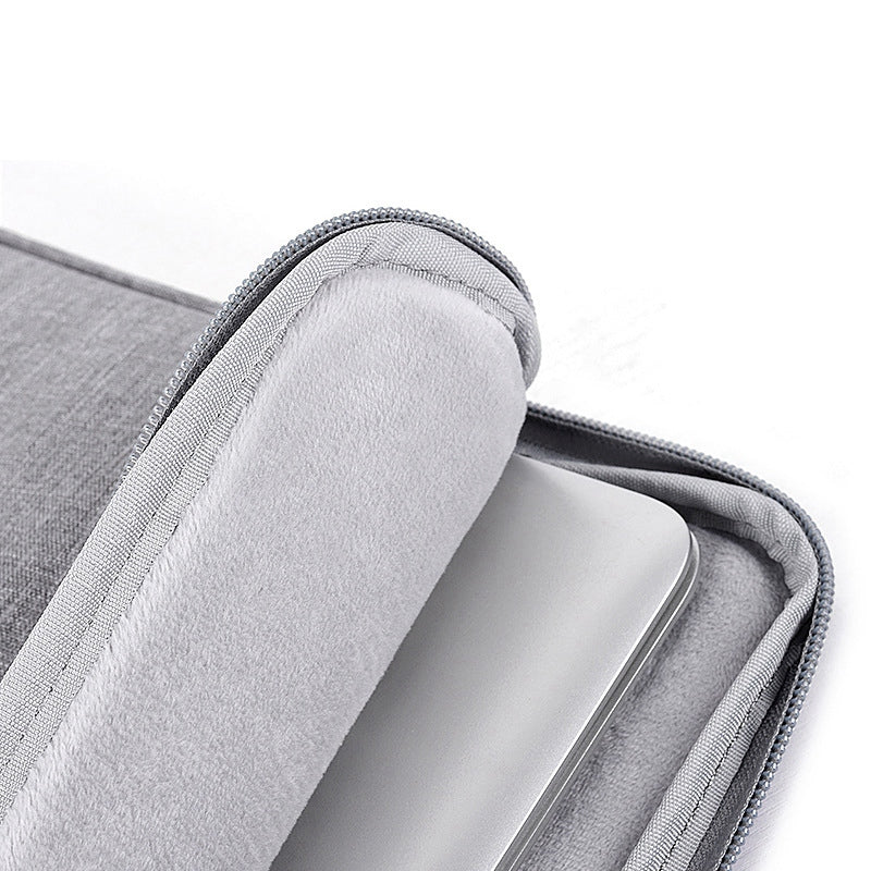 Canvasartisan L25-58 Notebook Handbag 13-inch Laptop Protective Sleeve Carrying Bag with Pockets - Dark Grey