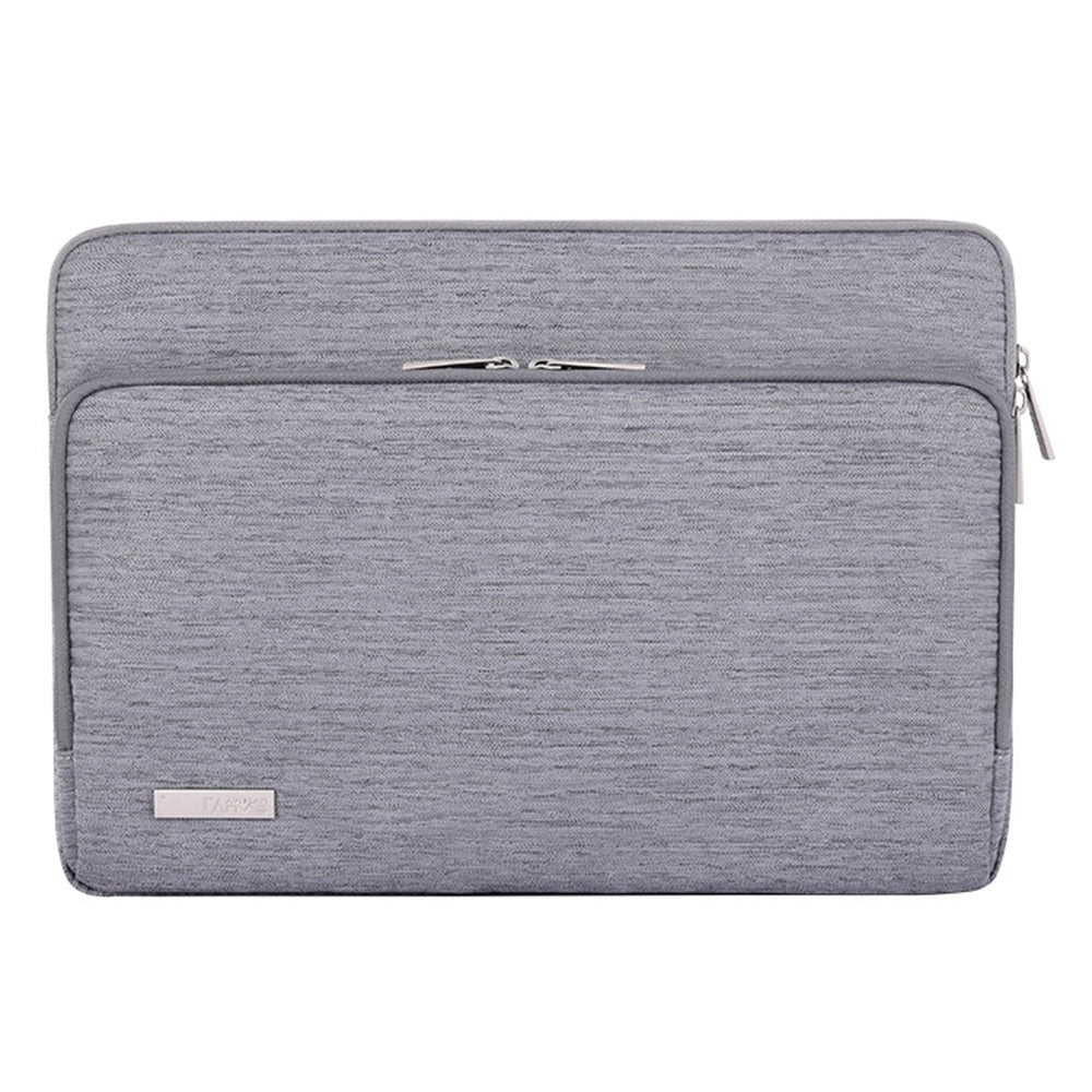 Canvasartisan L28-21 Business Style 12-inch Notebook Carrying Bag Waterproof Laptop Protective Sleeve - Light Grey