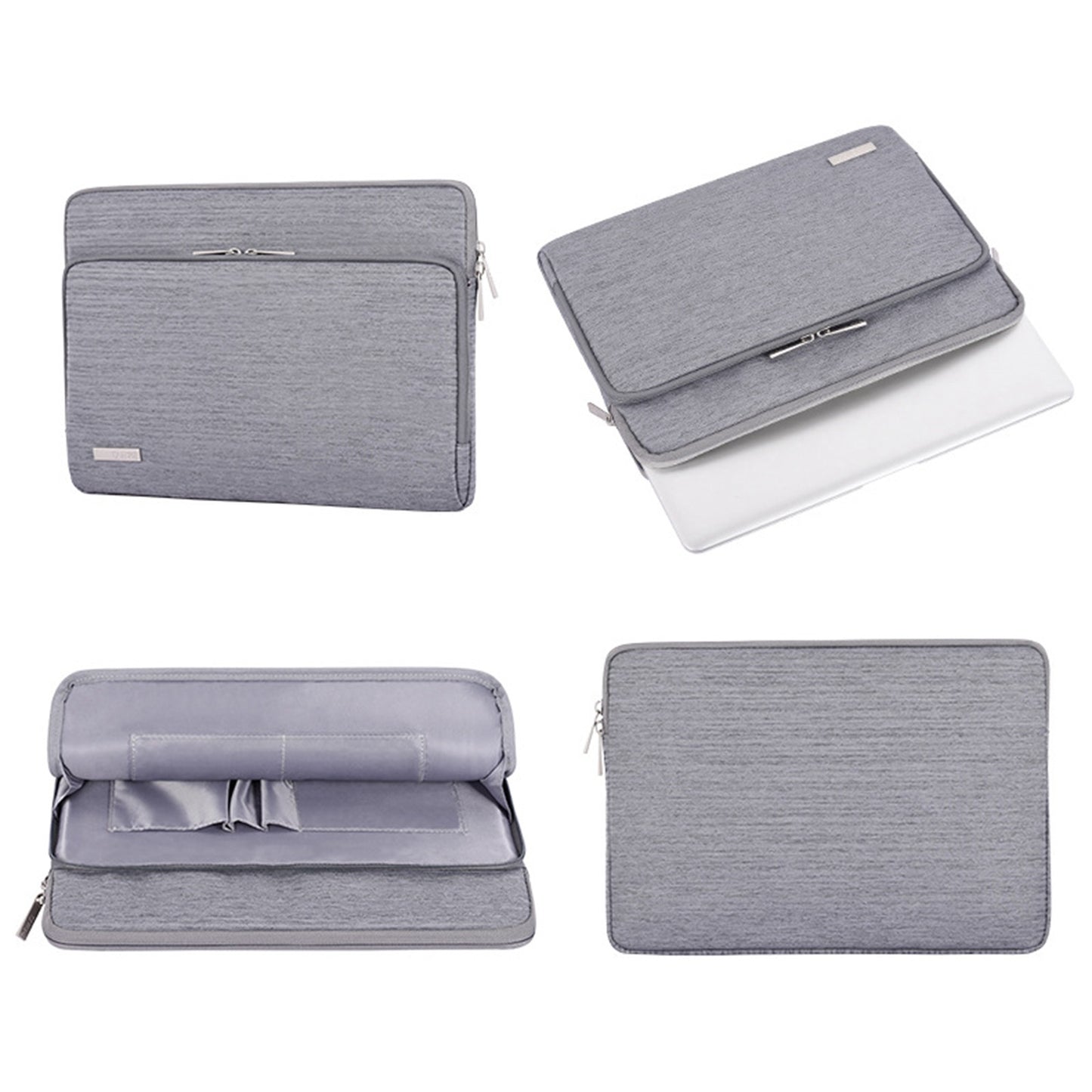 Canvasartisan L28-21 Business Style 12-inch Notebook Carrying Bag Waterproof Laptop Protective Sleeve - Light Green