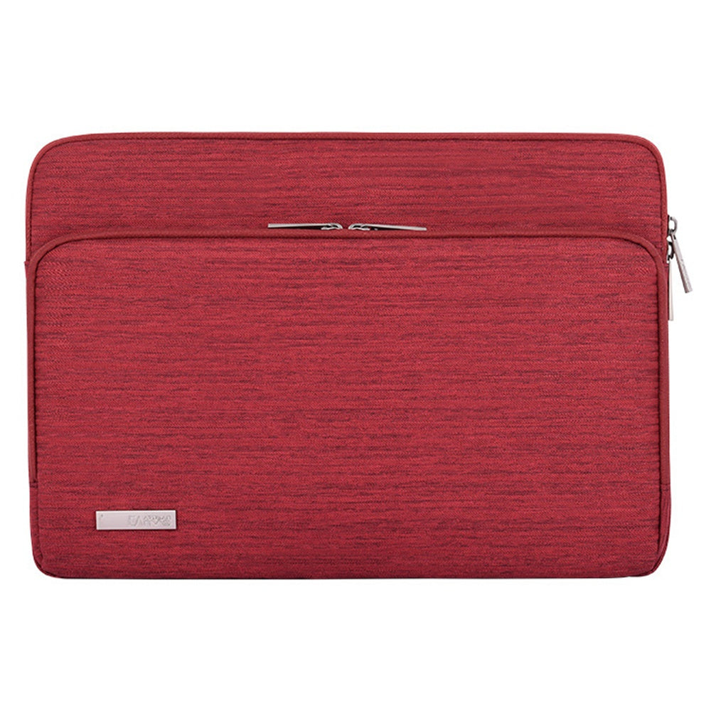 Canvasartisan L28-21 Business Style 12-inch Notebook Carrying Bag Waterproof Laptop Protective Sleeve - Red