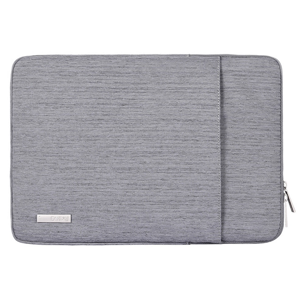 Canvasartisan L28-19 11-inch Laptop Anti-scratch Carrying Bag Business Style Notebook Waterproof Protective Sleeve (Vertical Type) - Light Grey