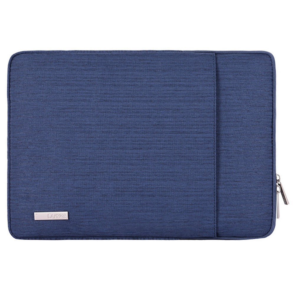 Canvasartisan L28-19 11-inch Laptop Anti-scratch Carrying Bag Business Style Notebook Waterproof Protective Sleeve (Vertical Type) - Blue