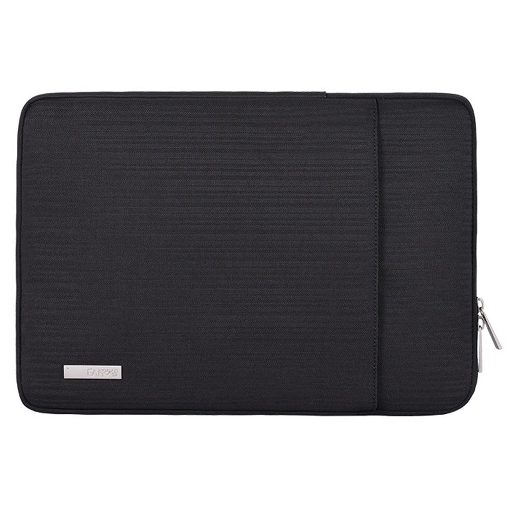 Canvasartisan L28-19 11-inch Laptop Anti-scratch Carrying Bag Business Style Notebook Waterproof Protective Sleeve (Vertical Type) - Black