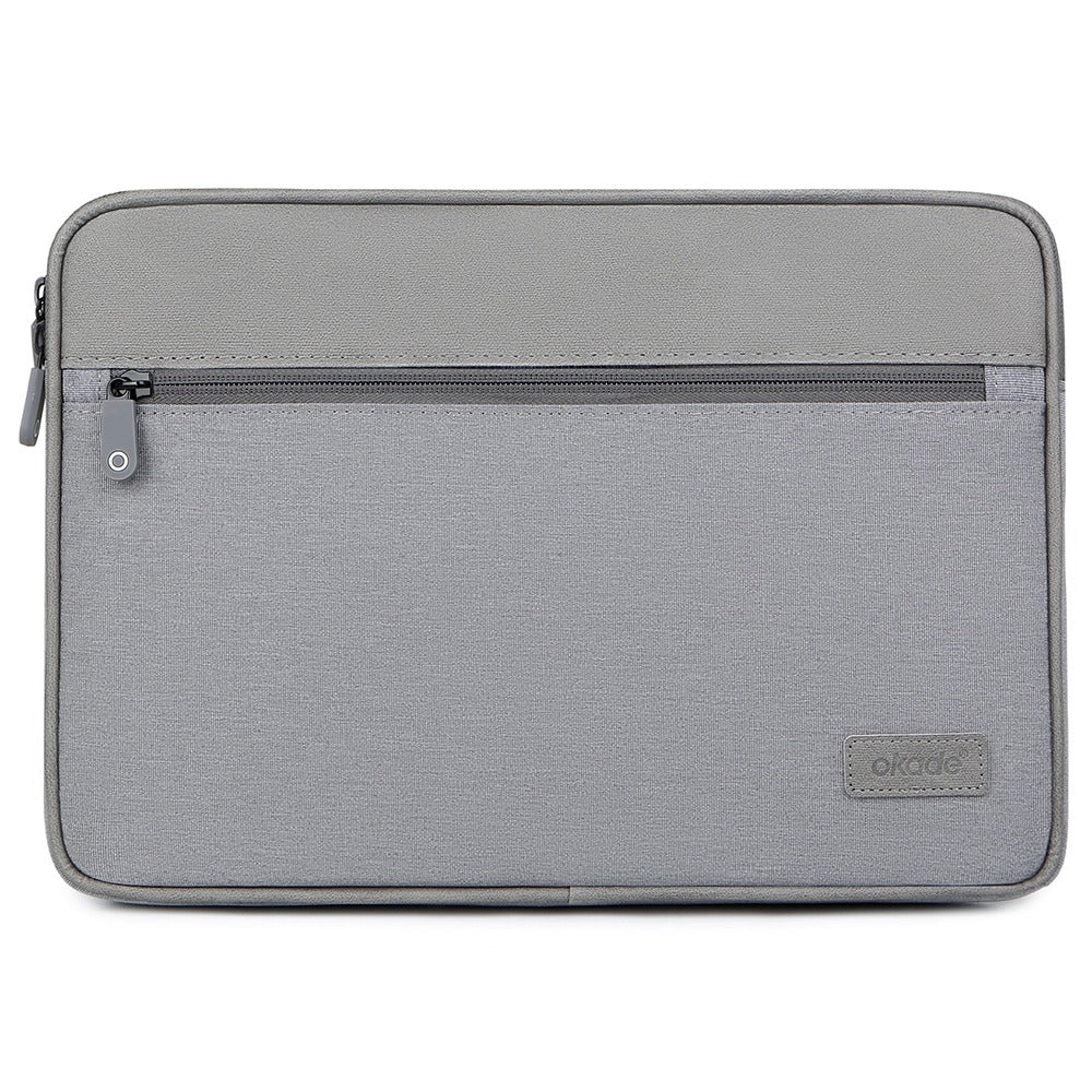 Uniqkart T61 12.9-13.3inch Tablet / Laptop Bag Shockproof Air Cushion Lining Storage Pouch Portable Carrying Bag - Grey